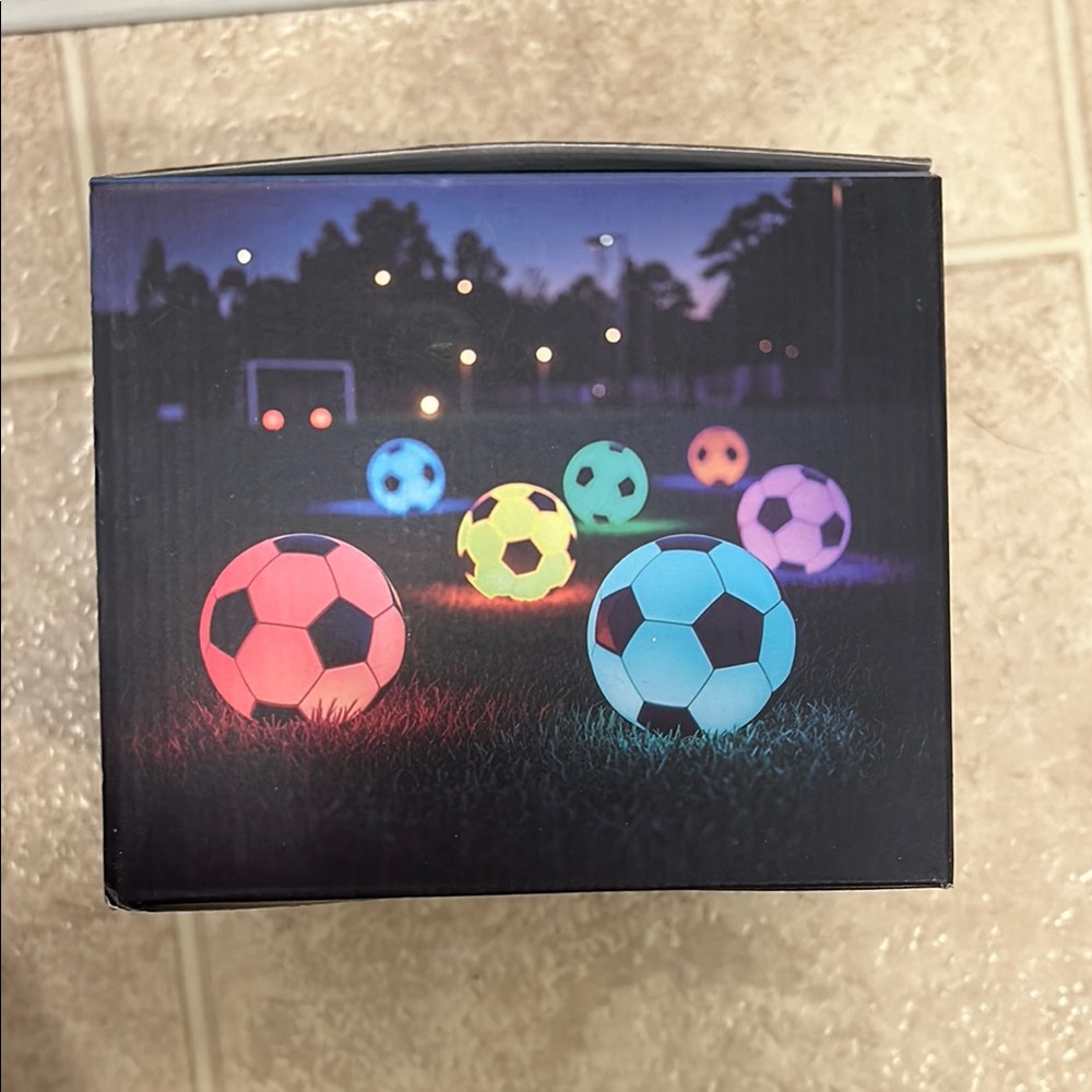 Glow Soccer Ball Set - Multicolor